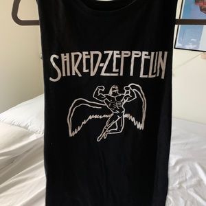 Tank top shred zepplin